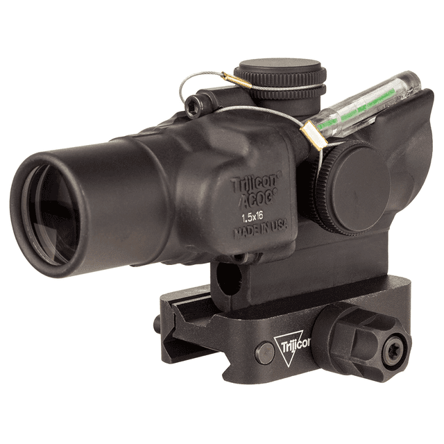 Trijicon 400329 ACOG TA44 Matte Black Anodized 1.5x16mm Illuminated Green Circle w/Dot Reticle Trijicon 400329 ACOG TA44 Matte Black Anodized 1.5x16mm Illuminated Green Circle w/Dot Reticle