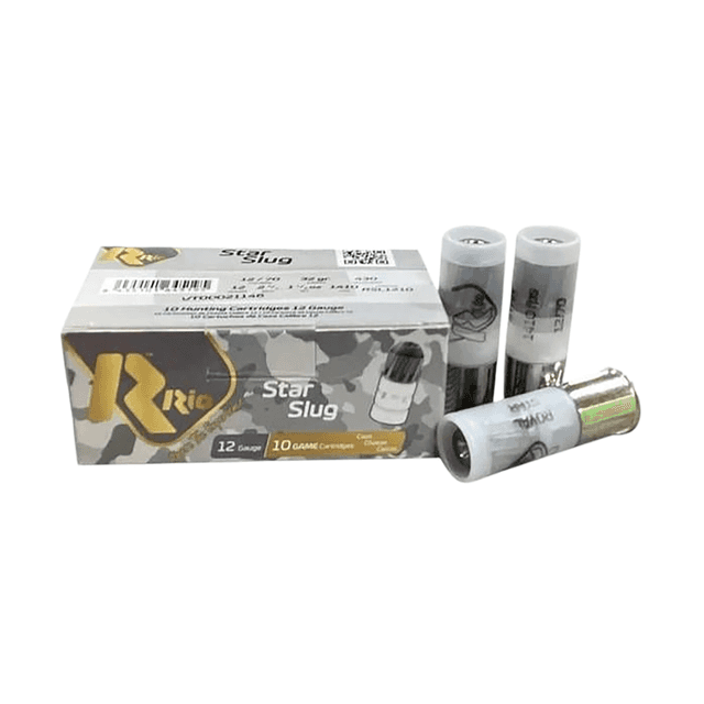 Rio Ammunition RSL1210 12 Gauge 2.75" Slug Shot 10 Per Box Rio Ammunition RSL1210 12 Gauge 2.75" Slug Shot 10 Per Box