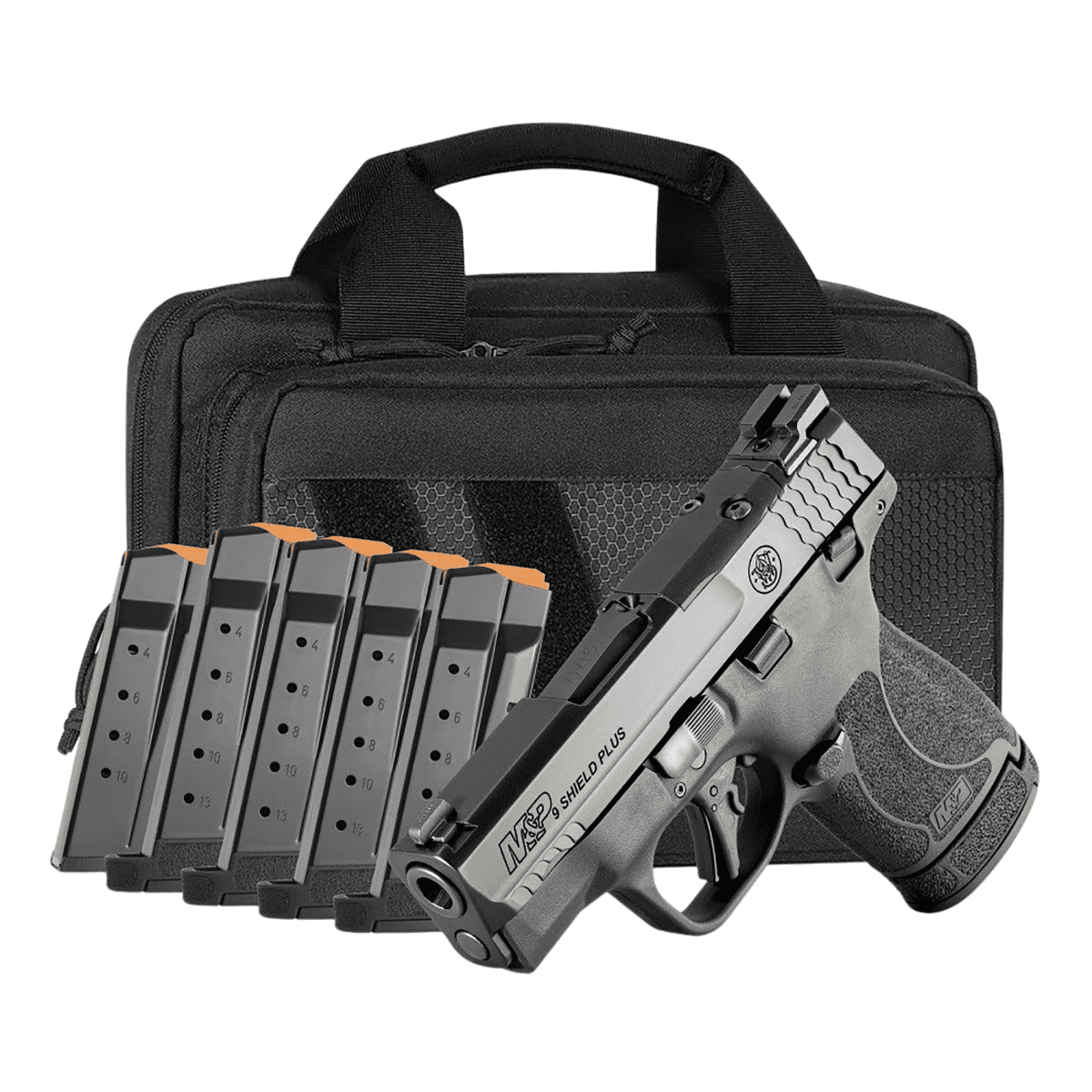 Smith & Wesson M&P Shield Plus Bundle Micro-Compact 9mm Luger 13+1, 3.10" Black Armornite Steel Barrel & Optic Cut Smith & Wesson M&P Shield Plus Bundle Micro-Compact 9mm Luger 13+1, 3.10" Black Armornite Steel Barrel & Optic Cut