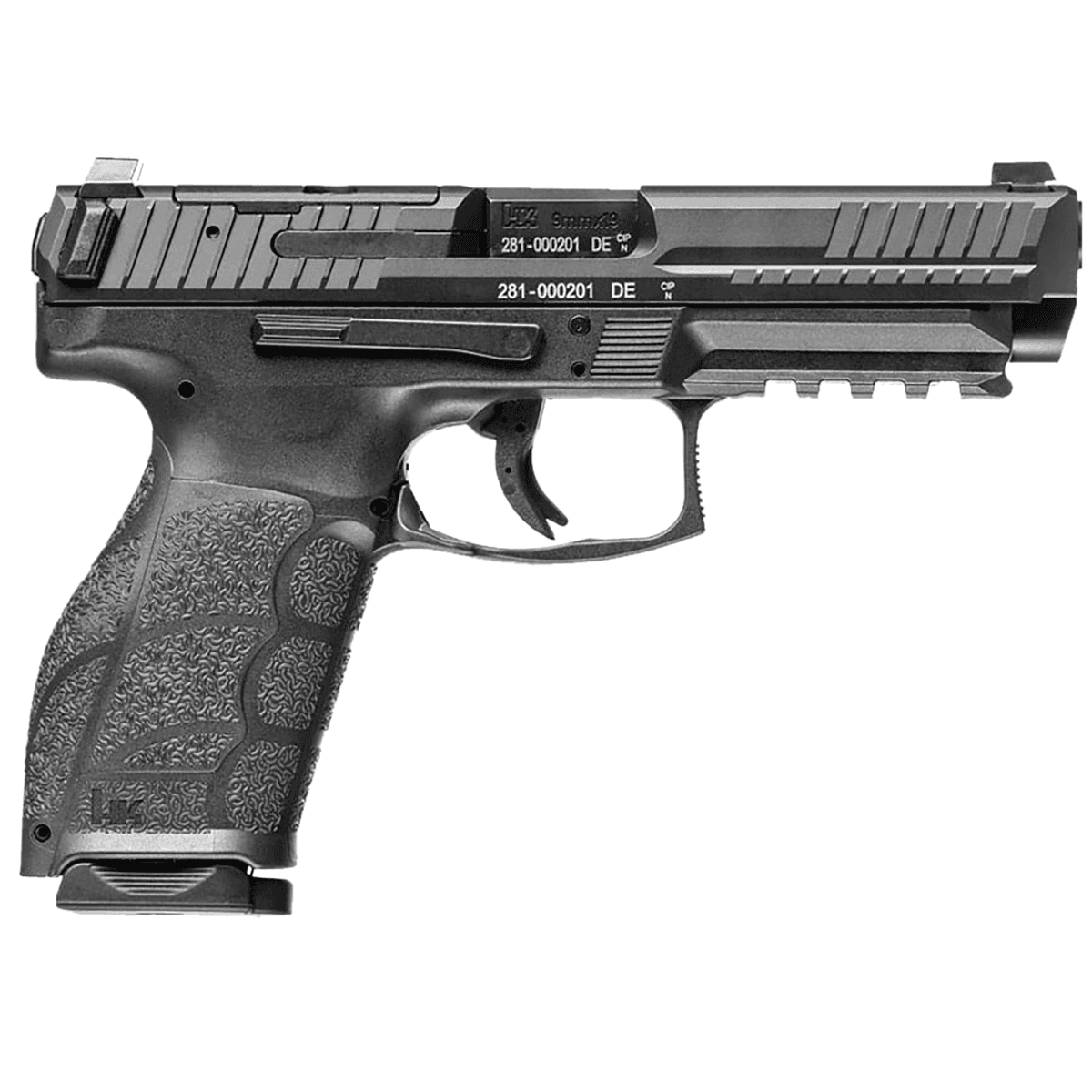 HK VP9A1 F Full Size Frame 9mm Luger 15+1 4.53" Black Steel Barrel 81001065 HK VP9A1 F Full Size Frame 9mm Luger 15+1 4.53" Black Steel Barrel 81001065