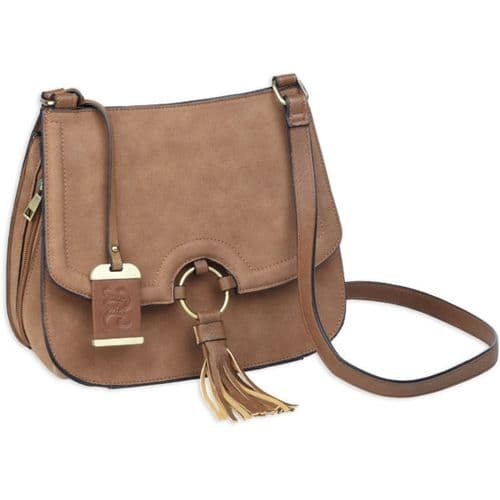 Bulldog BDP034 Cross Body Camel Suede 11" x 9" x 3.50" Bulldog BDP034 Cross Body Camel Suede 11" x 9" x 3.50"