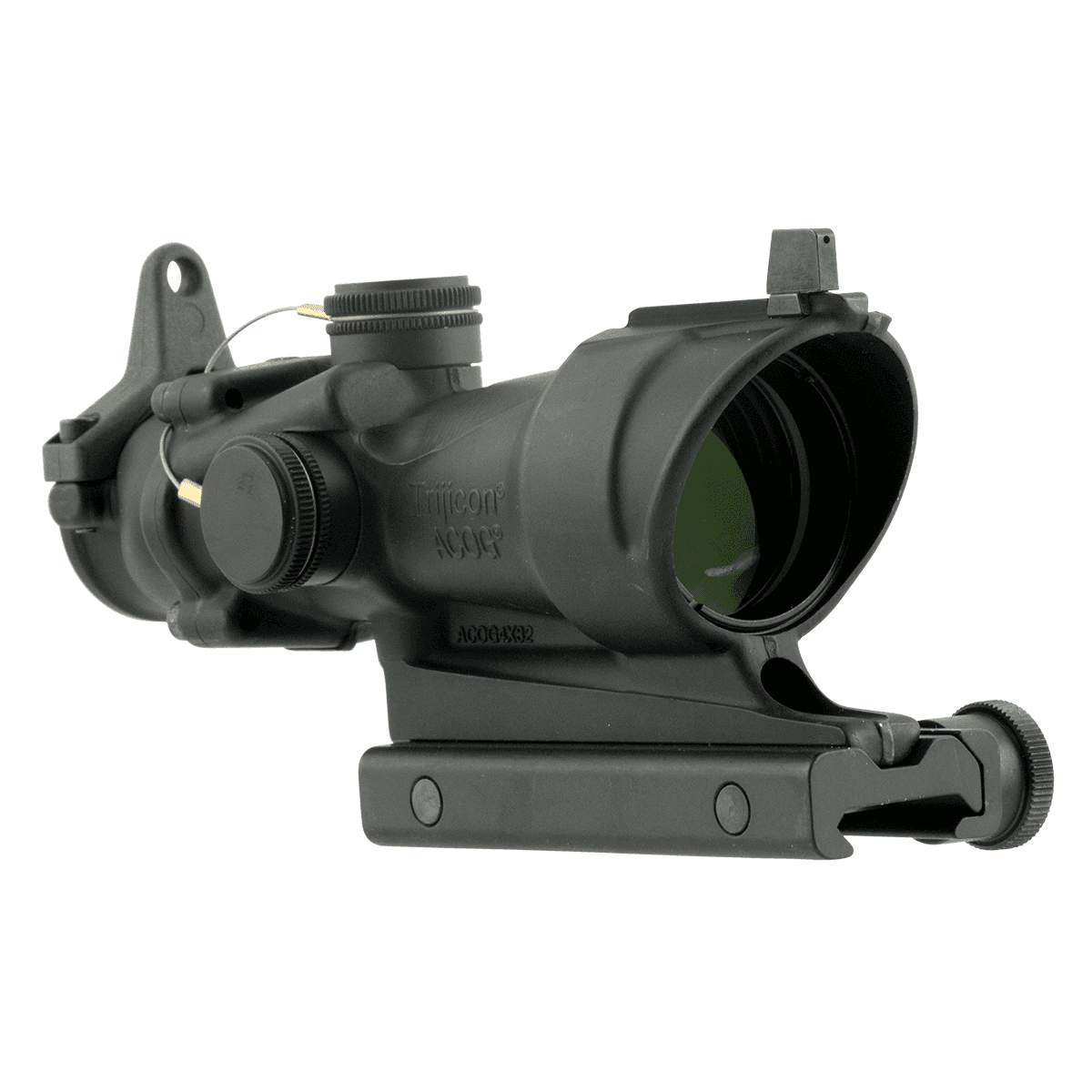 Trijicon 100091 ACOG Black Hardcoat Anodized 4x32mm Illuminated Amber Crosshair 223 Reticle Trijicon 100091 ACOG Black Hardcoat Anodized 4x32mm Illuminated Amber Crosshair 223 Reticle