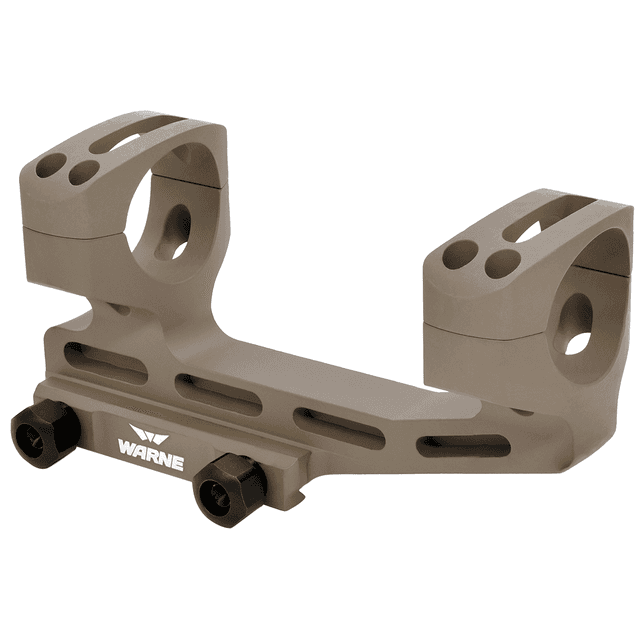 Warne LRSKEL1DE Skeletonized Scope Mount/Ring Combo Extended Dark Earth Aluminum 1" Tube MSR 20 MOA Warne LRSKEL1DE Skeletonized Scope Mount/Ring Combo Extended Dark Earth Aluminum 1" Tube MSR 20 MOA