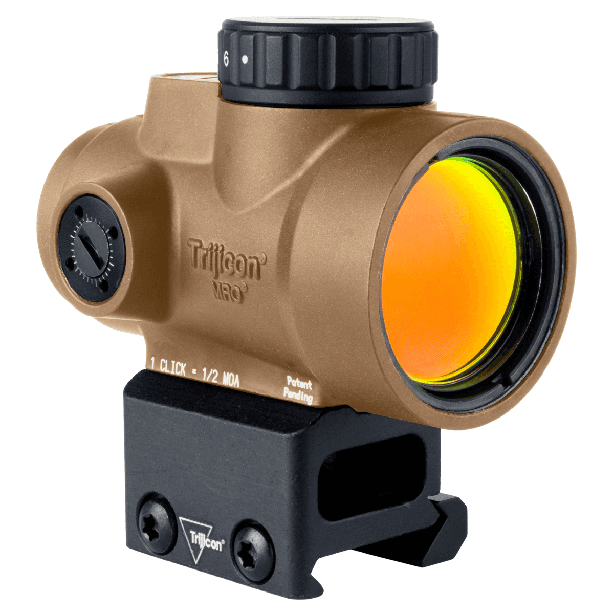 Trijicon MRO SD Coyote Tan 1x25mm 2 MOA Green Dot Reticle Full Co-Witness Mount 2200348 Trijicon MRO SD Coyote Tan 1x25mm 2 MOA Green Dot Reticle Full Co-Witness Mount 2200348