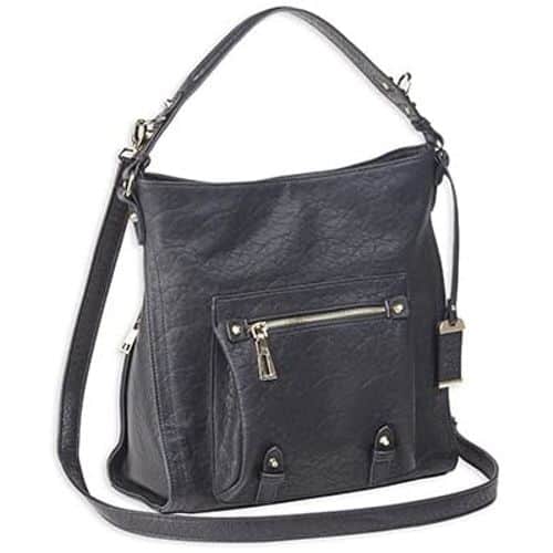 Bulldog BDP053 Hobo Black Leather Bulldog BDP053 Hobo Black Leather