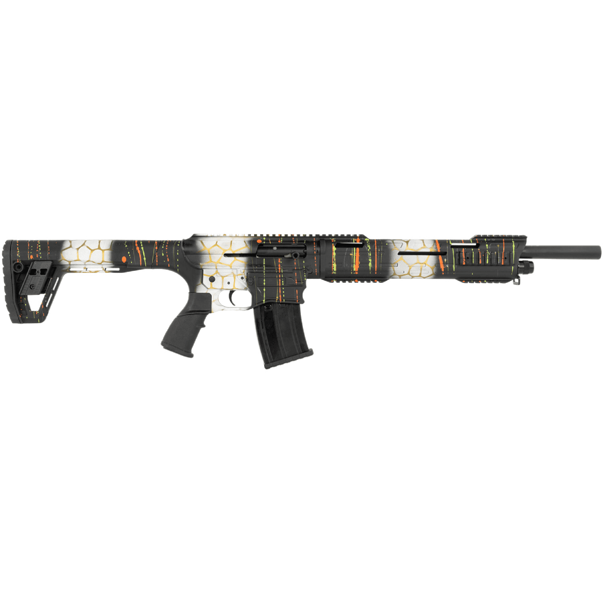 Tokarev USA TAR SP 12 Gauge AR Style 18.50" Splatter Camo Aluminum Receiver 21000428 Tokarev USA TAR SP 12 Gauge AR Style 18.50" Splatter Camo Aluminum Receiver 21000428
