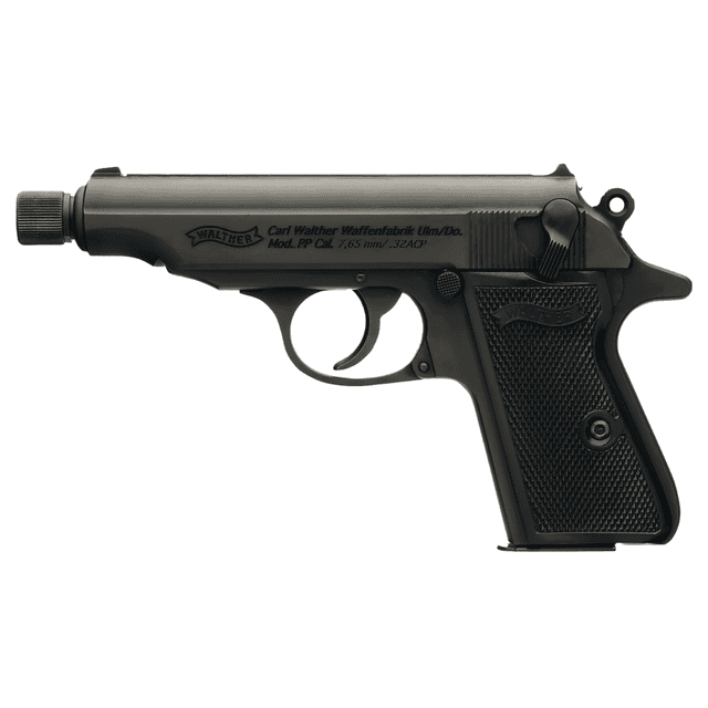 Walther Arms PP SD Carry Frame 32 ACP 8+1 3.90" Black Steel Threaded Barrel 4796063 Walther Arms PP SD Carry Frame 32 ACP 8+1 3.90" Black Steel Threaded Barrel 4796063