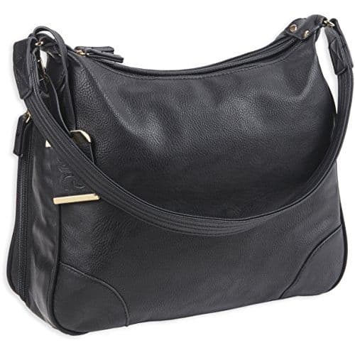 Bulldog Cases Hobo Style Purse 13"x10.5"x3.5" Black - BDP010 Bulldog Cases Hobo Style Purse 13"x10.5"x3.5" Black - BDP010