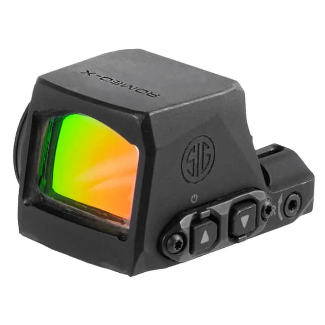 Sig Sauer Electro-Optics SORX1290 Romeo-X Compact Black 1x24mm 6MOA Green Dot Reticle RX Footprint Mount Sig Sauer Electro-Optics SORX1290 Romeo-X Compact Black 1x24mm 6MOA Green Dot Reticle RX Footprint Mount