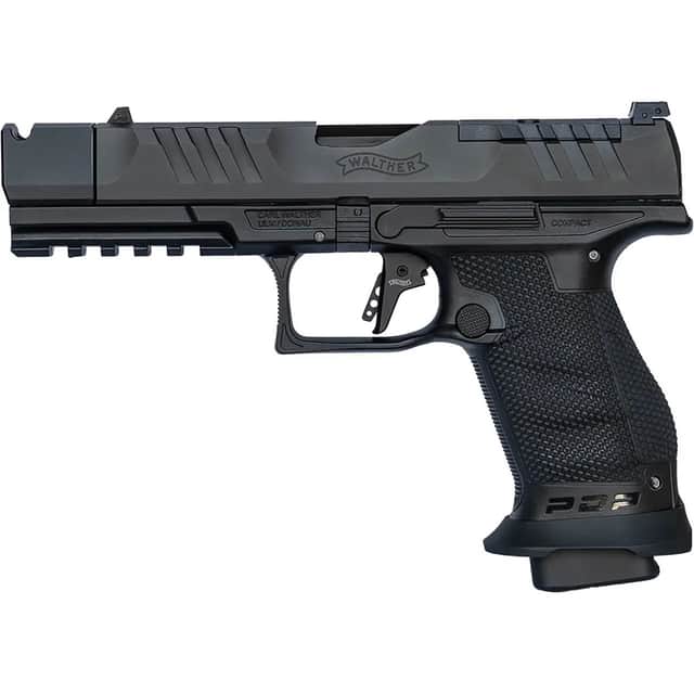 Walther Arms PDP Pro-X Compact 9mm Luger 18+1 4.60" Black Threaded Barrel, Black Optic Ready 4796034 Walther Arms PDP Pro-X Compact 9mm Luger 18+1 4.60" Black Threaded Barrel, Black Optic Ready 4796034