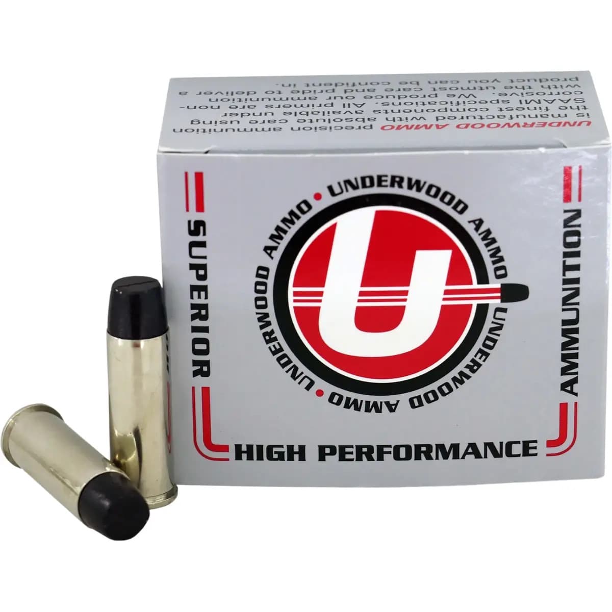 Underwood Ammo 723 Gas Check 44 Rem Mag 305gr Hard Cast Long Wide Nose 20 Per Box Underwood Ammo 723 Gas Check 44 Rem Mag 305gr Hard Cast Long Wide Nose 20 Per Box