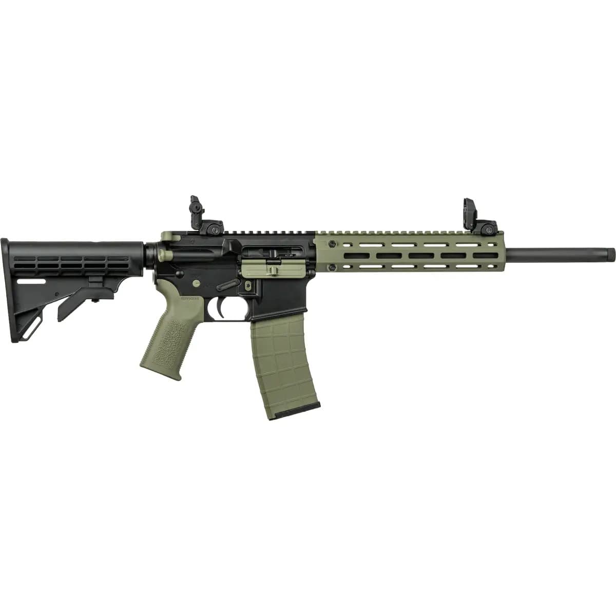 Tippmann Arms M4 LTE MSR 22 LR 25+1 16" Black Parkerized Threaded Barrel, OD Green A101228 Tippmann Arms M4 LTE MSR 22 LR 25+1 16" Black Parkerized Threaded Barrel, OD Green A101228