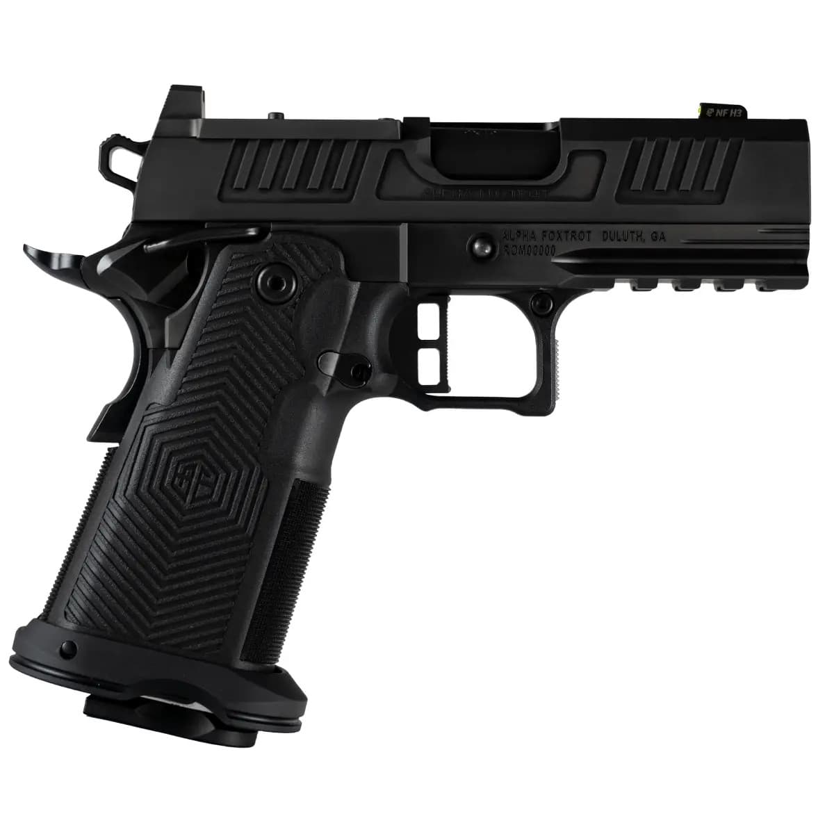 Alpha Foxtrot AF1911 Romulus Sub-Compact 9mm Luger 20+1 3.50" Black Bull Ramped Barrel AA39X1QID-XDBK19 Alpha Foxtrot AF1911 Romulus Sub-Compact 9mm Luger 20+1 3.50" Black Bull Ramped Barrel AA39X1QID-XDBK19