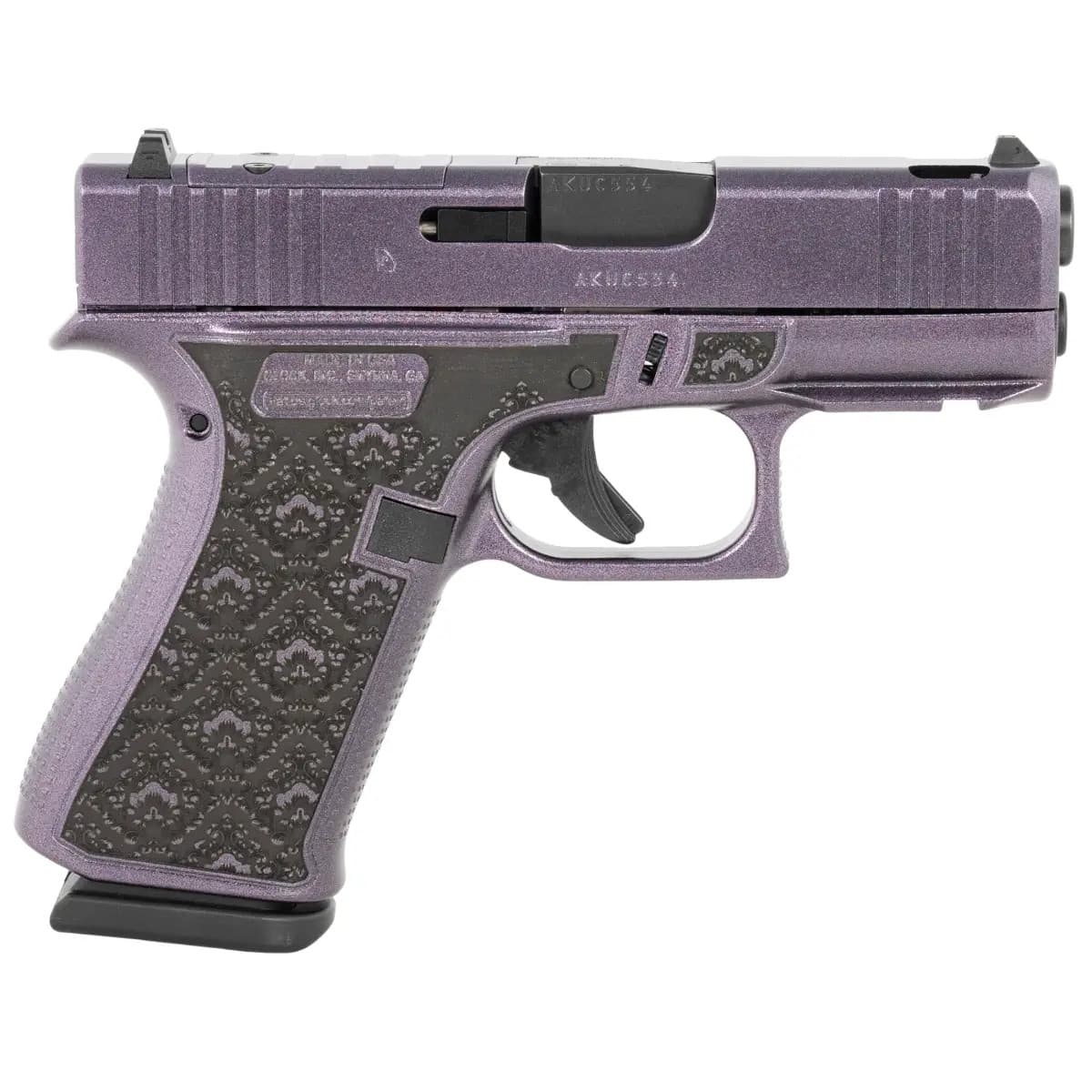 Glock G43X MOS Sports South Exclusive Slim Sub-Compact 9mm Luger 10+1 3.41" Ported Barrel UX435204NAMYT Glock G43X MOS Sports South Exclusive Slim Sub-Compact 9mm Luger 10+1 3.41" Ported Barrel UX435204NAMYT