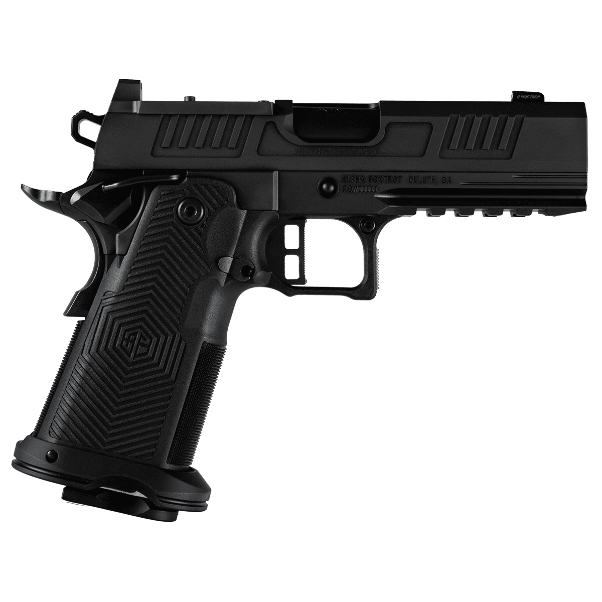 Alpha Foxtrot AA39X1CID-XDBK19 AF1911 Romulus Compact 9mm Handgun Alpha Foxtrot AA39X1CID-XDBK19 AF1911 Romulus Compact 9mm Handgun