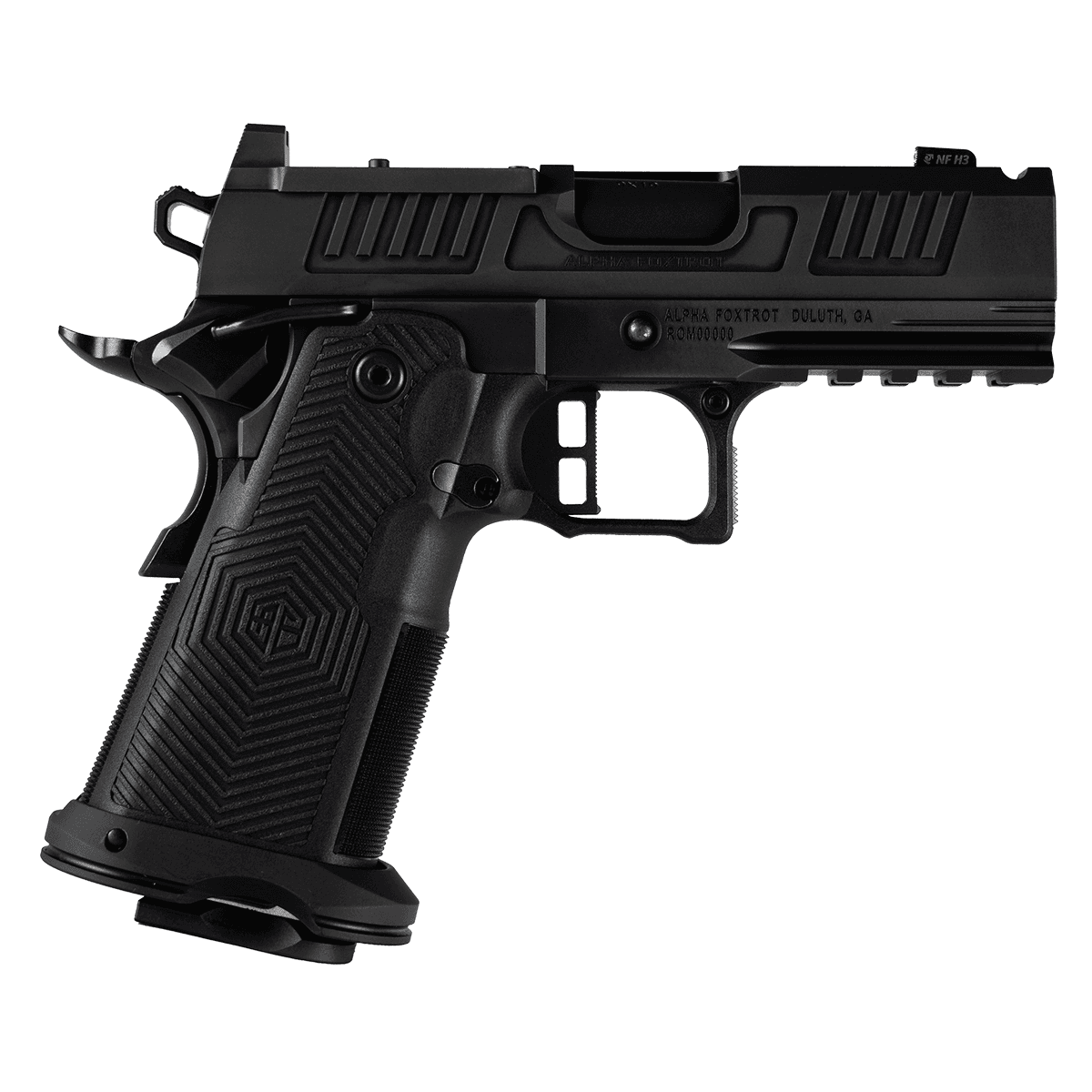 Alpha Foxtrot AA39X1QIH-XDBK19 AF1911 Romulus Compact 9mm Pistol Alpha Foxtrot AA39X1QIH-XDBK19 AF1911 Romulus Compact 9mm Pistol