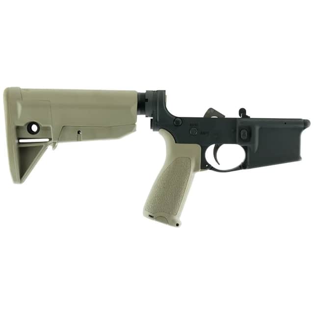 BCM Lower MOD 0 Multi-Caliber 7075-T6 Aluminum Black Cerakote Synthetic Flat Dark Earth Pistol Grip & Stock for AR-Platform LRGSTKMOD0FDE BCM Lower MOD 0 Multi-Caliber 7075-T6 Aluminum Black Cerakote Synthetic Flat Dark Earth Pistol Grip & Stock for AR-Platform LRGSTKMOD0FDE