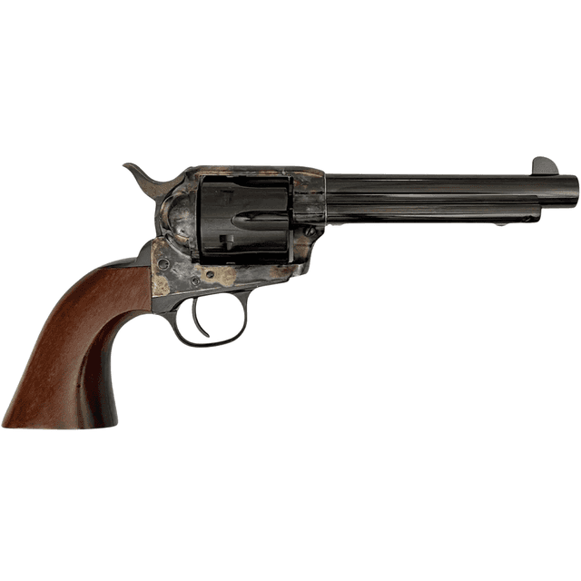 Taylors & Company 551018 1873 Cattleman Uberti 9mm Luger 6 Shot 5.50" Blued Round Barrel, Cylinder & Steel Frame Pistol Taylors & Company 551018 1873 Cattleman Uberti 9mm Luger 6 Shot 5.50" Blued Round Barrel, Cylinder & Steel Frame Pistol