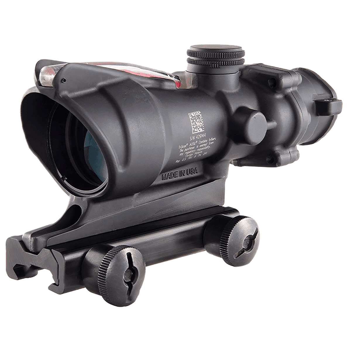 Trijicon TA31D100288 ACOG Matte Black 4x32mm Illuminated Red Chevron .223/5.56 BDC Reticle Trijicon TA31D100288 ACOG Matte Black 4x32mm Illuminated Red Chevron .223/5.56 BDC Reticle