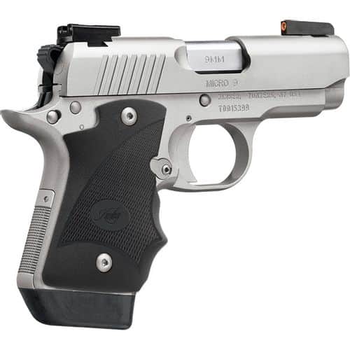 Kimber 3300193 Micro 9 Stainless DN Pistol - 9MM, 3.15 in Barrel, Satin Silver Finish Kimber 3300193 Micro 9 Stainless DN Pistol - 9MM, 3.15 in Barrel, Satin Silver Finish