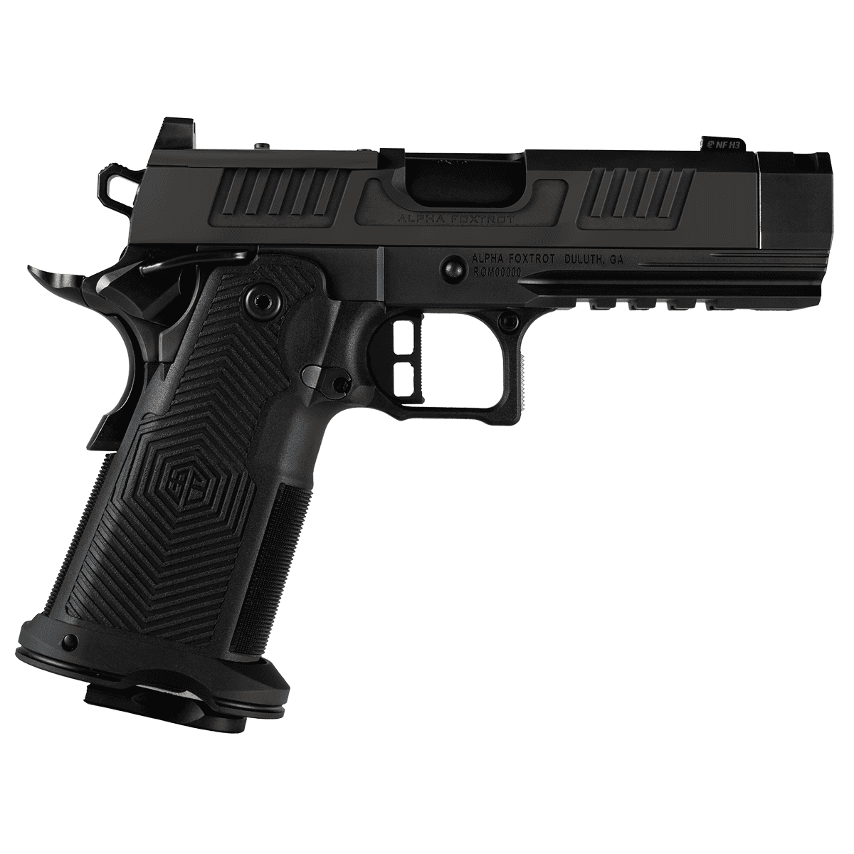 Alpha Foxtrot AA39X1QIF-XDBK10 AF1911 Romulus Compact Frame 9mm Luger 10+1 3.50" Pistol Alpha Foxtrot AA39X1QIF-XDBK10 AF1911 Romulus Compact Frame 9mm Luger 10+1 3.50" Pistol