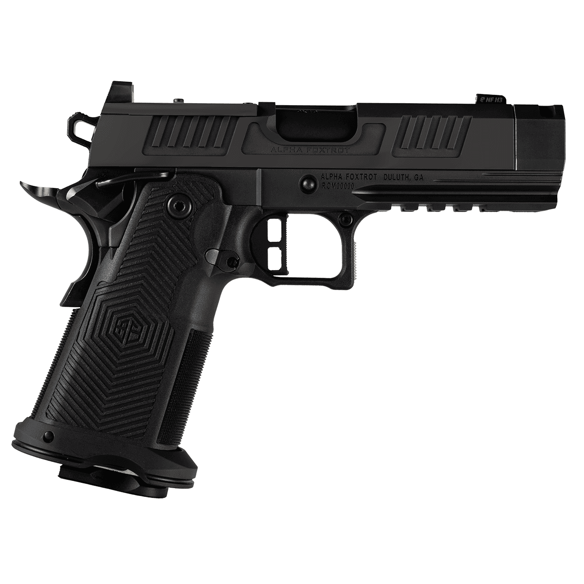 Alpha Foxtrot AA39X1QMG-XDBK19 AF1911 Romulus Compact Frame 9mm Pistol Alpha Foxtrot AA39X1QMG-XDBK19 AF1911 Romulus Compact Frame 9mm Pistol