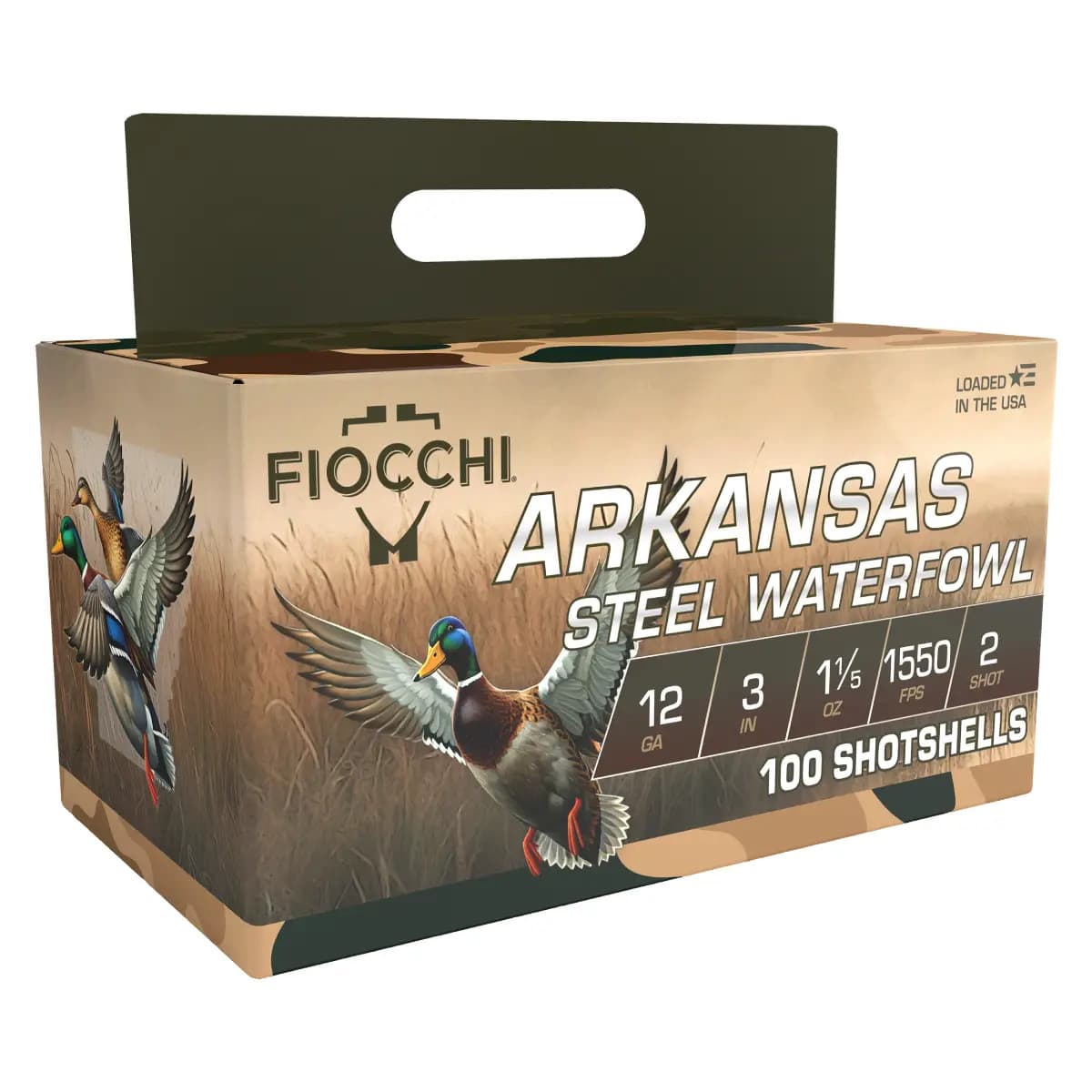 Fiocchi 12 Gauge 3" 1 1/5 oz 2 Shot 100 Per Box 123ADS2 Fiocchi 12 Gauge 3" 1 1/5 oz 2 Shot 100 Per Box 123ADS2