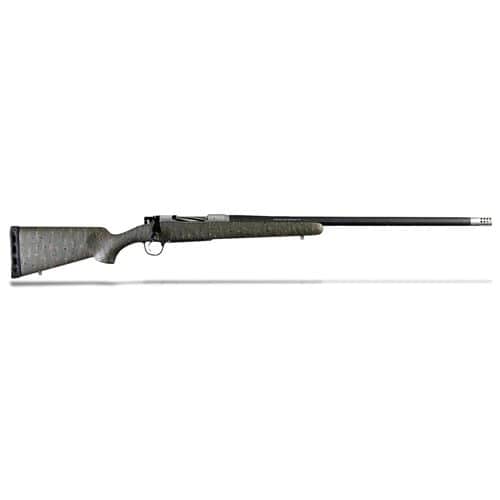 Christensen Arms CA10299H14213 Ridgeline Full Size 6.5 Creedmoor 4+1, 24" Natural Stainless Target Profile/Threaded Steel Barrel, Natural Stainless Aluminum Receiver, Green w/Black/Tan Webbing Fixed Sporter Stock, Right Hand Christensen Arms CA10299H14213 Ridgeline Full Size 6.5 Creedmoor 4+1, 24" Natural Stainless Target Profile/Threaded Steel Barrel, Natural Stainless Aluminum Receiver, Green w/Black/Tan Webbing Fixed Sporter Stock, Right Hand