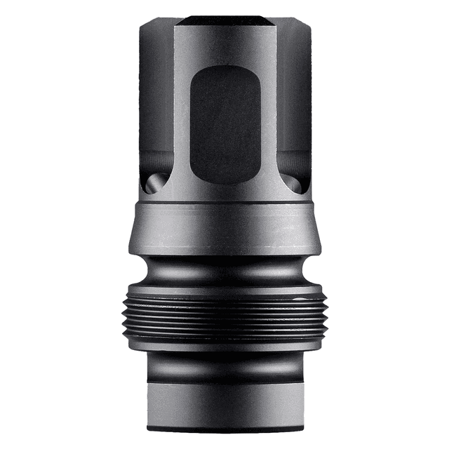 Dead Air DA130 Xeno 3-Prong Flash Hider Black Nitride 4140 HT Alloy Steel 5/8"x24 Threads 1.96" OAL 9mm Dead Air DA130 Xeno 3-Prong Flash Hider Black Nitride 4140 HT Alloy Steel 5/8"x24 Threads 1.96" OAL 9mm