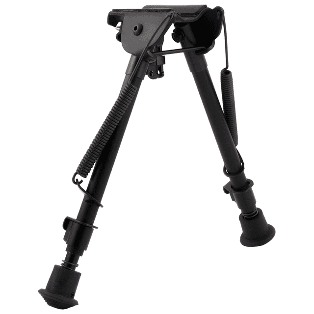 Harris Bipods 1A2-LM Non-Swivel L Swivel Stud, 9-13", Black Steel/Aluminum, Notched Legs, Rubber Feet Harris Bipods 1A2-LM Non-Swivel L Swivel Stud, 9-13", Black Steel/Aluminum, Notched Legs, Rubber Feet