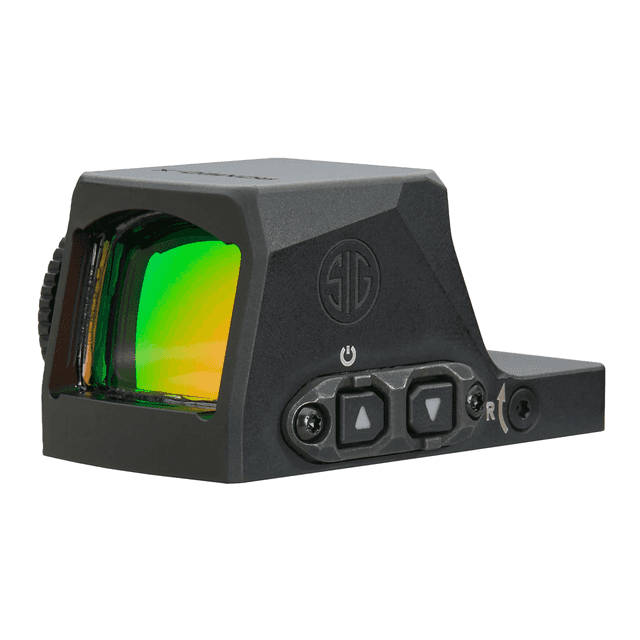 Sig Sauer Electro-Optics SORX1390 Romeo-X Enclosed Pro Black 1x24mm 6MOA Green Dot Reticle RX Footprint Mount Sig Sauer Electro-Optics SORX1390 Romeo-X Enclosed Pro Black 1x24mm 6MOA Green Dot Reticle RX Footprint Mount