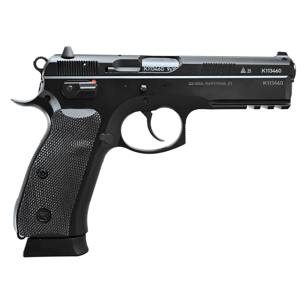 CZ-USA 75 SP-01 50th Anniversary Elite 9mm Luger 19+1 4.60" Black Steel Barrel CZ-USA 75 SP-01 50th Anniversary Elite 9mm Luger 19+1 4.60" Black Steel Barrel