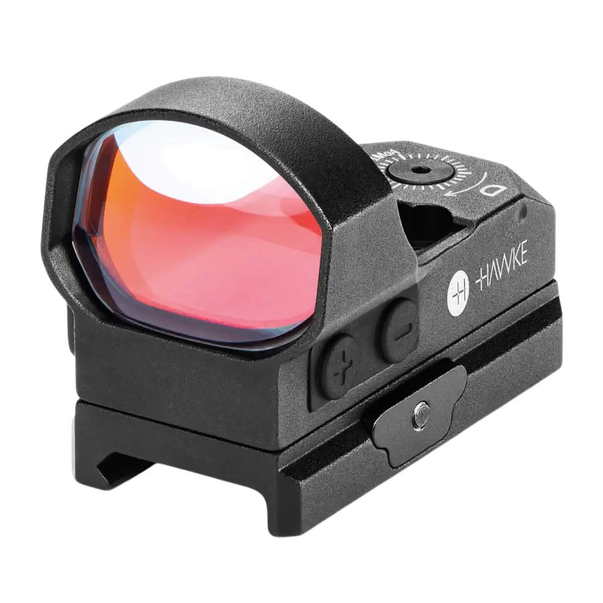 Hawke Sport Optics 12145 Reflex Sight Black 1x34mm Illuminated Circle w/Red Dot Reticle Weaver Rail Mount Hawke Sport Optics 12145 Reflex Sight Black 1x34mm Illuminated Circle w/Red Dot Reticle Weaver Rail Mount