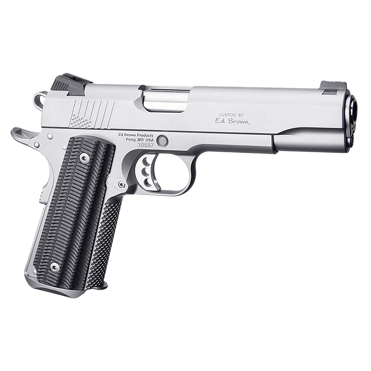 Ed Brown BASESS2A 1911 2nd Amendment 45 ACP 5" Stainless Pistol Ed Brown BASESS2A 1911 2nd Amendment 45 ACP 5" Stainless Pistol