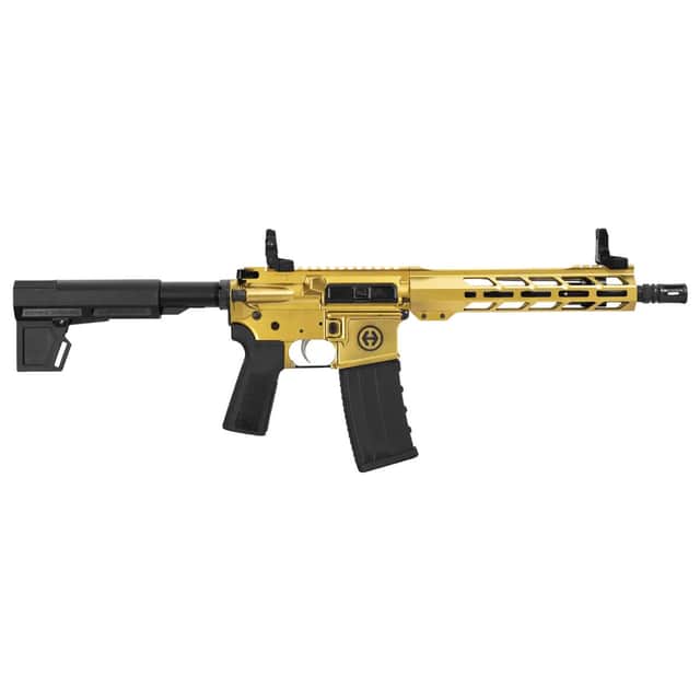 Hi-Point HP 15P 5.56 NATO 30+1 10.50" Black Threaded Barrel, Gold Aluminum Receiver HP15P-556GOLD Hi-Point HP 15P 5.56 NATO 30+1 10.50" Black Threaded Barrel, Gold Aluminum Receiver HP15P-556GOLD