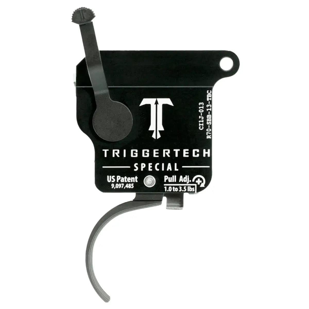 TriggerTech Special Single-Stage Traditional Curved Trigger with 1-3.50 lbs Draw Weight for Remington 700 Right R70SBB13TBC TriggerTech Special Single-Stage Traditional Curved Trigger with 1-3.50 lbs Draw Weight for Remington 700 Right R70SBB13TBC