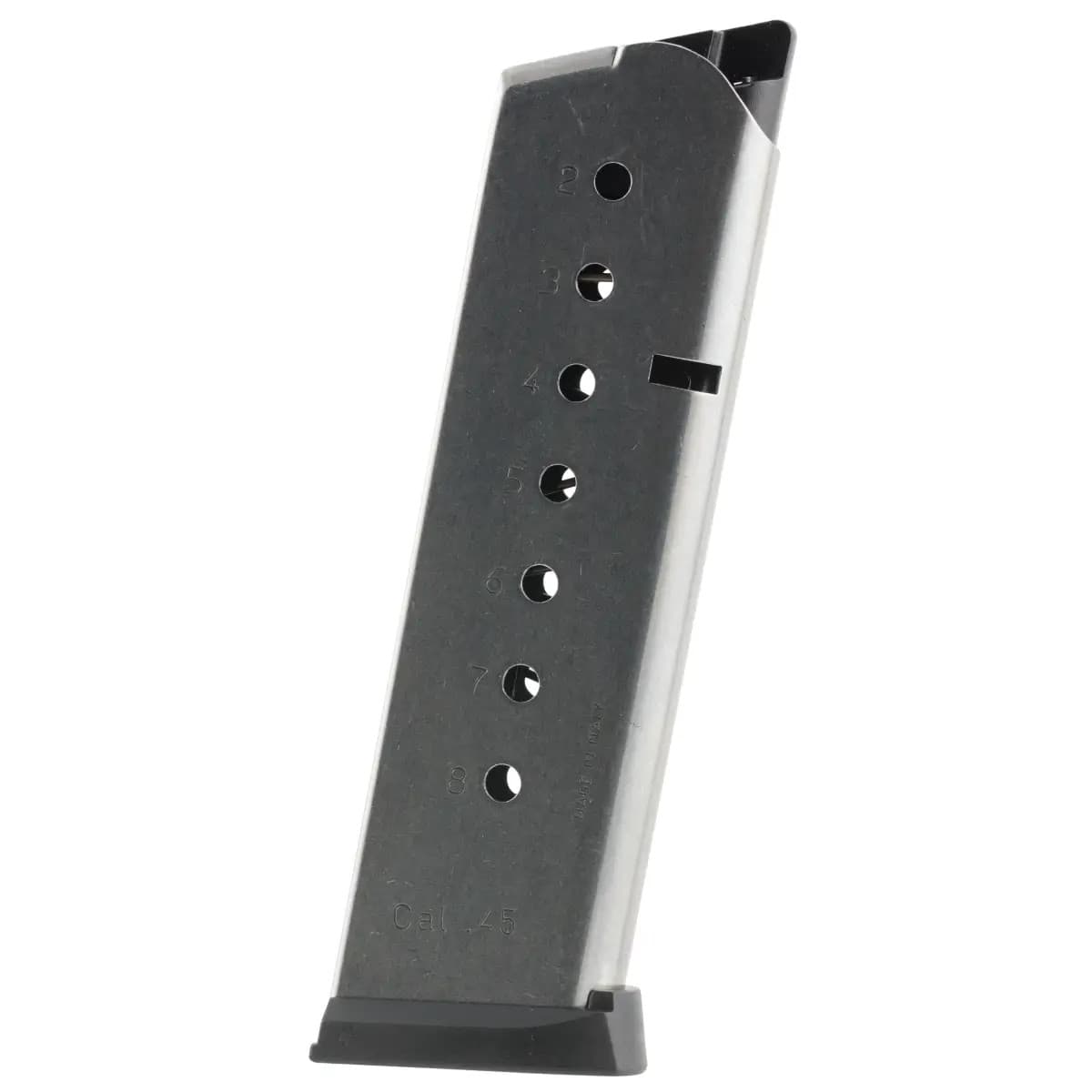Mec-Gar 1911 Government 8rd 45 ACP, Stainless Steel MGCG4508SPF Mec-Gar 1911 Government 8rd 45 ACP, Stainless Steel MGCG4508SPF