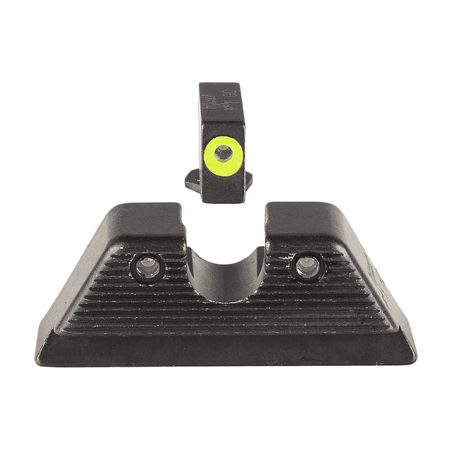 Trijicon 601091 HD XR Night Sight Set Green Tritium/Yellow Outline Front, Green Tritium Rear, Black Frame, Fits Most Glock/17 MOS/19 MOS/45 MOS Trijicon 601091 HD XR Night Sight Set Green Tritium/Yellow Outline Front, Green Tritium Rear, Black Frame, Fits Most Glock/17 MOS/19 MOS/45 MOS