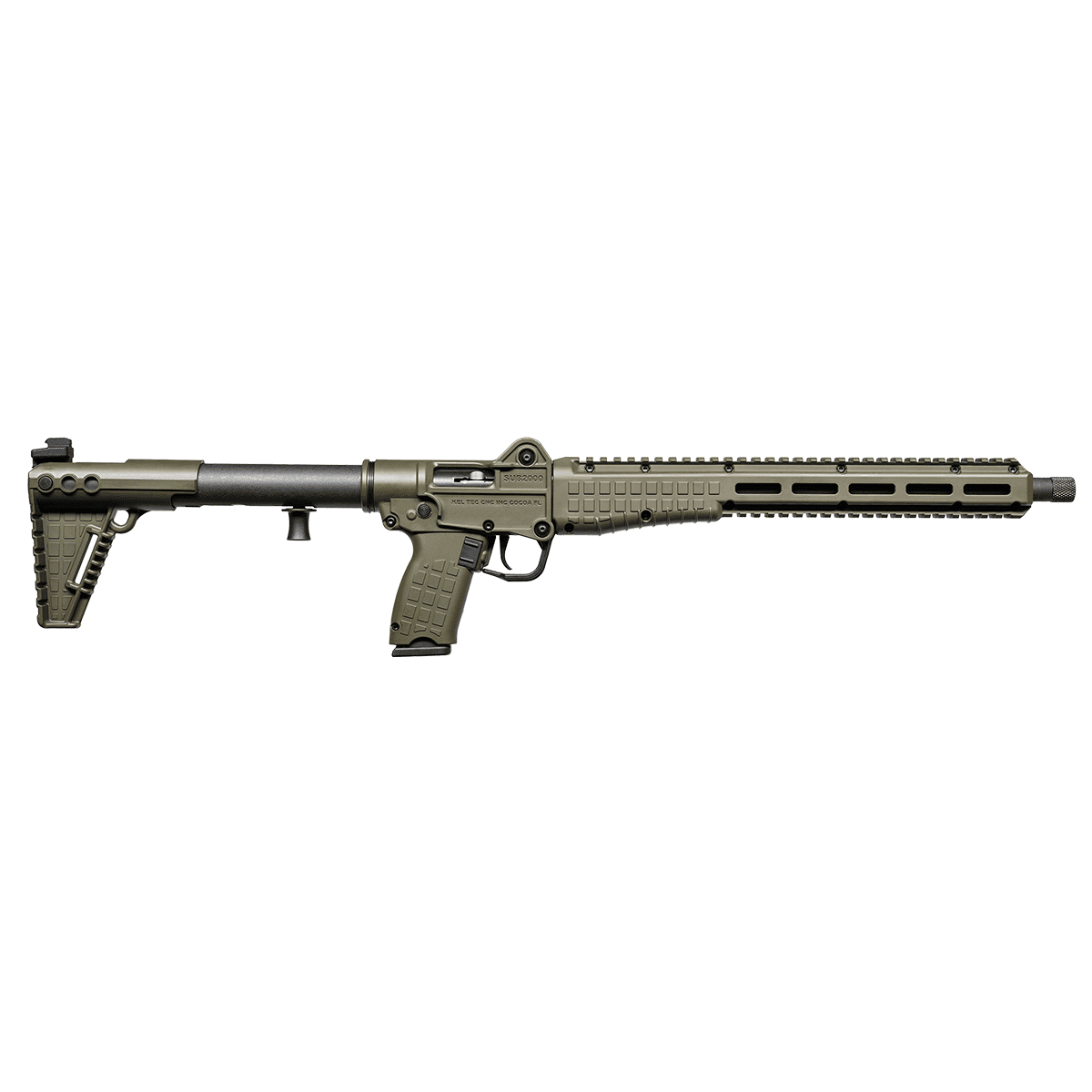 Kel-Tec SUB2K10GLKGRN SUB2000 Gen3 10mm Auto 15+1 16.15" Rifle Kel-Tec SUB2K10GLKGRN SUB2000 Gen3 10mm Auto 15+1 16.15" Rifle