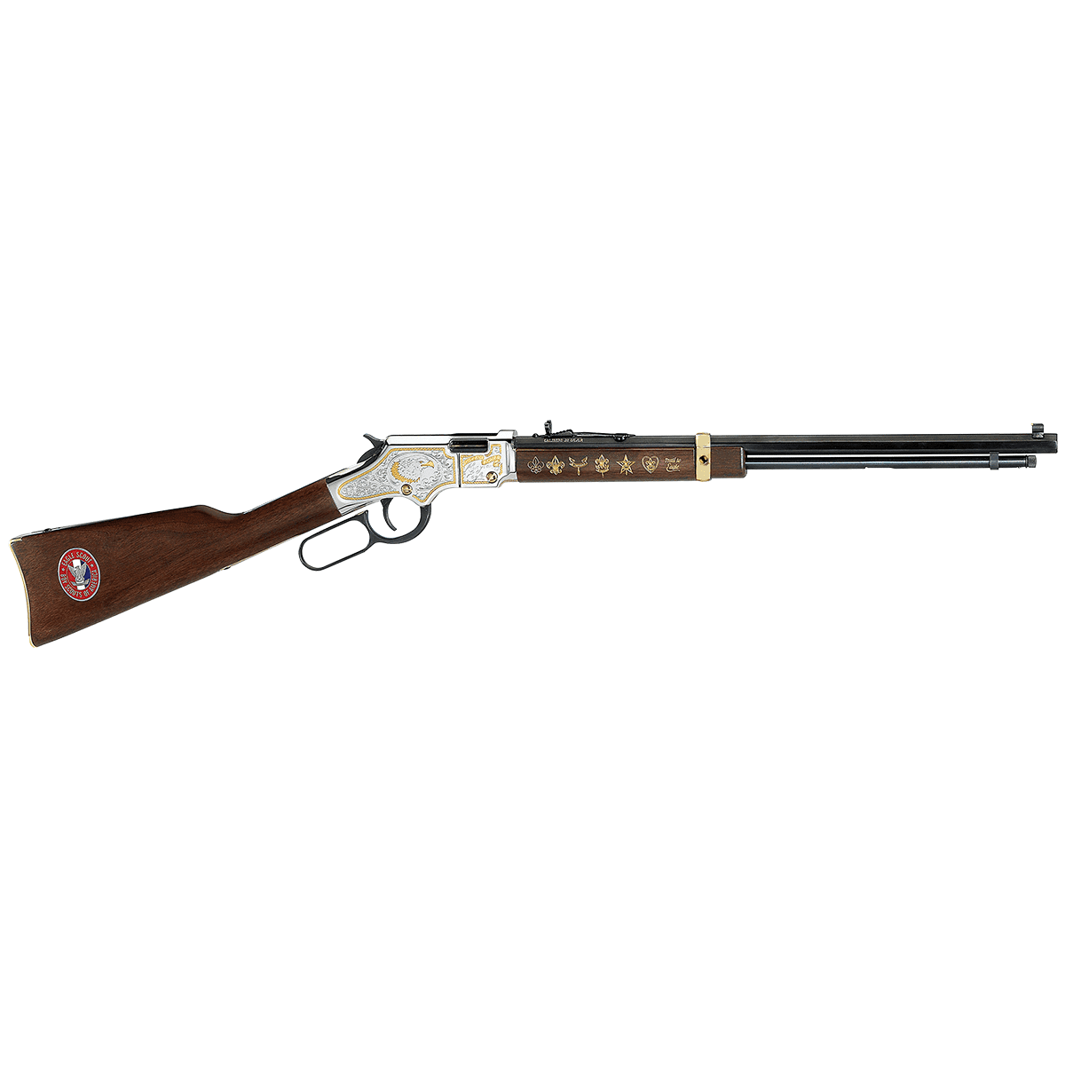 Henry H004ES2 Golden Boy Eagle Scout Tribute 2nd Edition 22 S/L/LR 16+1 20" Rifle Henry H004ES2 Golden Boy Eagle Scout Tribute 2nd Edition 22 S/L/LR 16+1 20" Rifle
