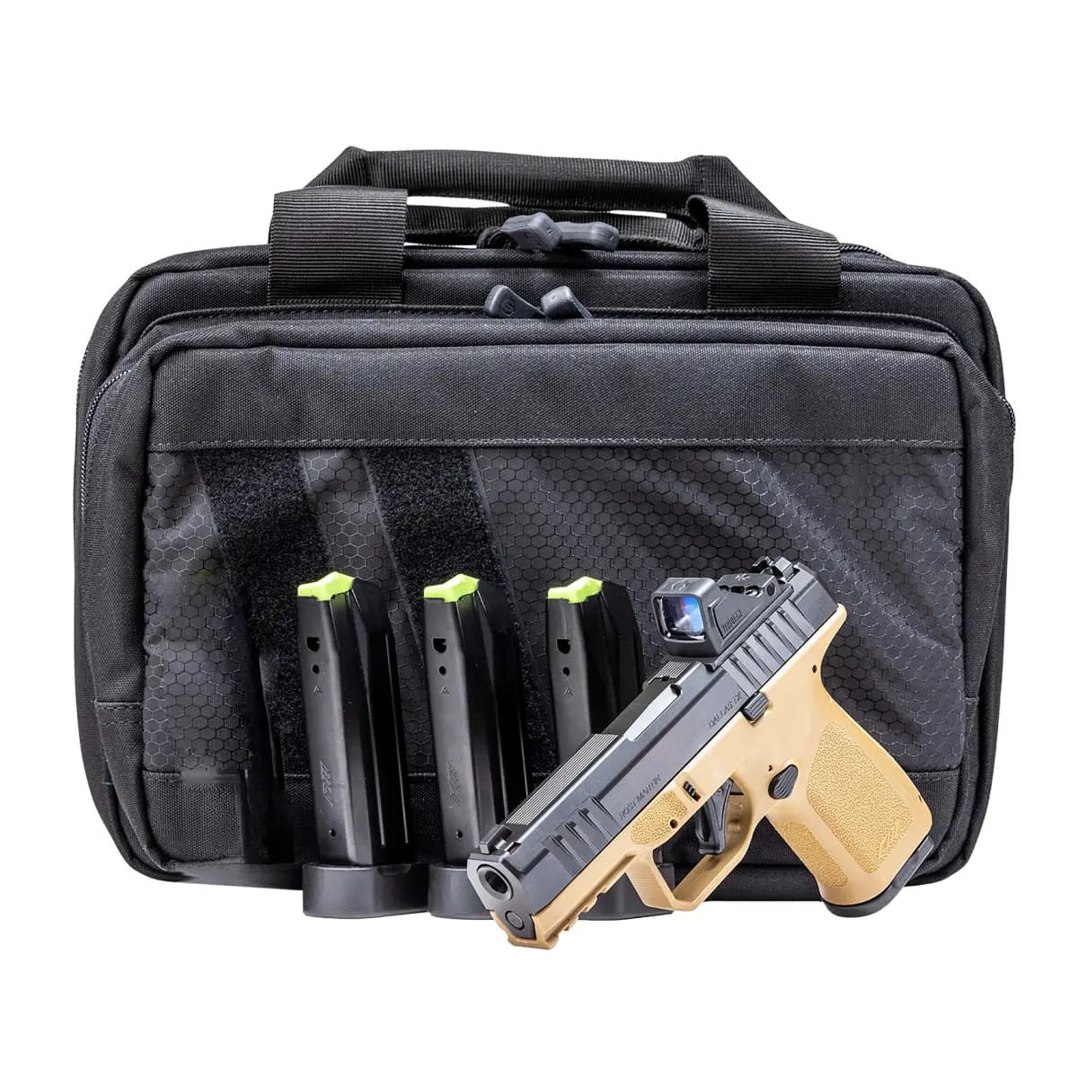 Rost Martin RM1C Bundle Compact 9mm Luger 17+1 4" Black Match Grade Barrel RM1CFDEOSPSPL Rost Martin RM1C Bundle Compact 9mm Luger 17+1 4" Black Match Grade Barrel RM1CFDEOSPSPL