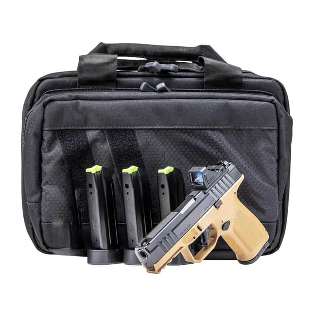 Rost Martin RM1C Bundle Compact 9mm Luger 17+1 4" Black Match Grade Barrel RM1CFDEOSPSPL Rost Martin RM1C Bundle Compact 9mm Luger 17+1 4" Black Match Grade Barrel RM1CFDEOSPSPL