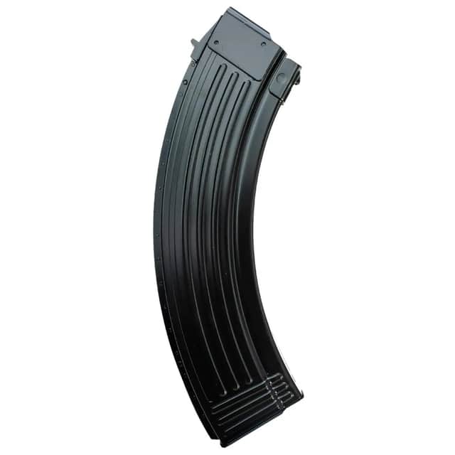 Global Ordnance LLC 40rd Fully Ribbed 7.62x39mm Fits AK-47 Black Steel 810091157497 Global Ordnance LLC 40rd Fully Ribbed 7.62x39mm Fits AK-47 Black Steel 810091157497