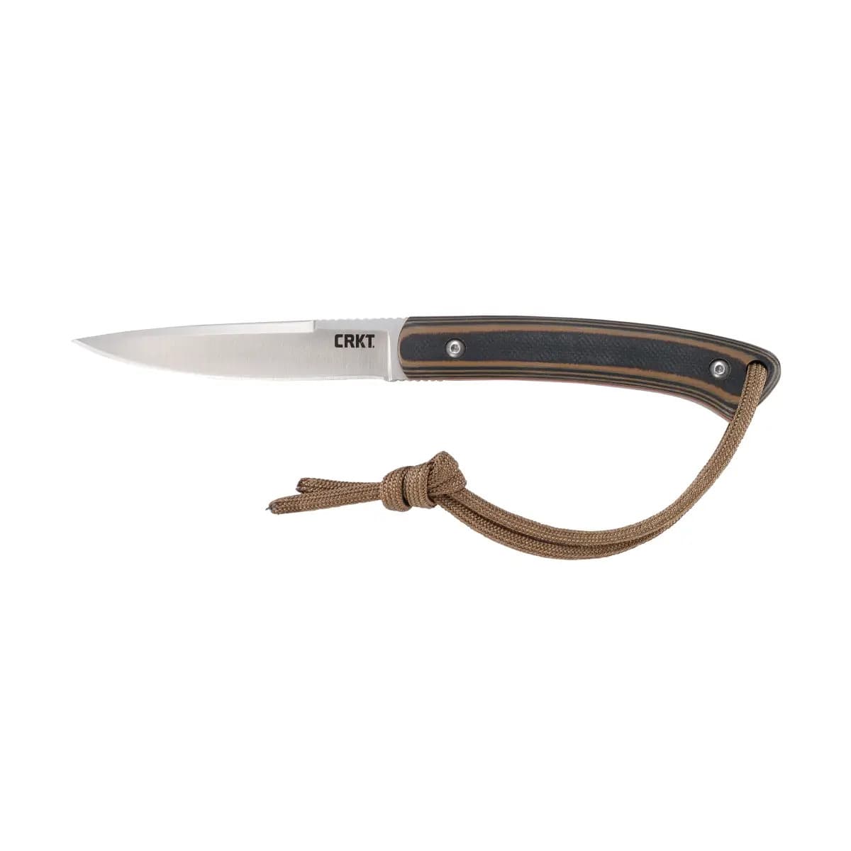 CRKT 2382 Biwa 3.02" Fixed Plain Satin 8Cr13MoV SS Blade/Black/Brown G10 Handle Includes Lanyard/Sheath CRKT 2382 Biwa 3.02" Fixed Plain Satin 8Cr13MoV SS Blade/Black/Brown G10 Handle Includes Lanyard/Sheath