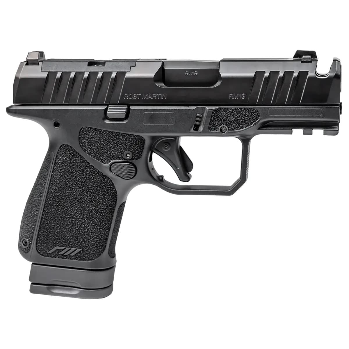 Rost Martin RM1S Sub-Compact 9mm Luger 15+1 3.60" Match Grade Barrel, Optic Ready RM1SBLKOSP(COMP) Rost Martin RM1S Sub-Compact 9mm Luger 15+1 3.60" Match Grade Barrel, Optic Ready RM1SBLKOSP(COMP)