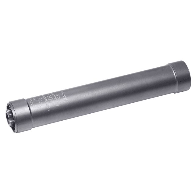 Q LLC SILEC22 El Camino 22 LR .99" Diameter, Black PVD Titanium/Stainless Steel 1/2"-28 tpi Suppressor Q LLC SILEC22 El Camino 22 LR .99" Diameter, Black PVD Titanium/Stainless Steel 1/2"-28 tpi Suppressor
