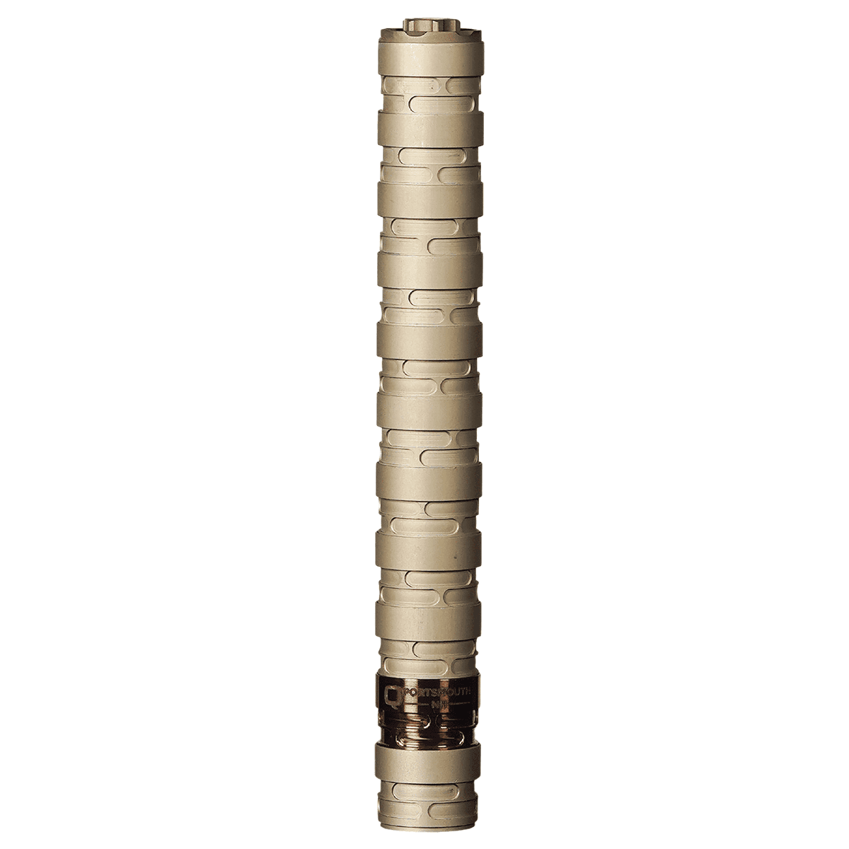 Q LLC SILER22 Erector 22 LR .99" Tan Aluminum/Stainless Steel 1/2"-28 tpi Suppressor Q LLC SILER22 Erector 22 LR .99" Tan Aluminum/Stainless Steel 1/2"-28 tpi Suppressor