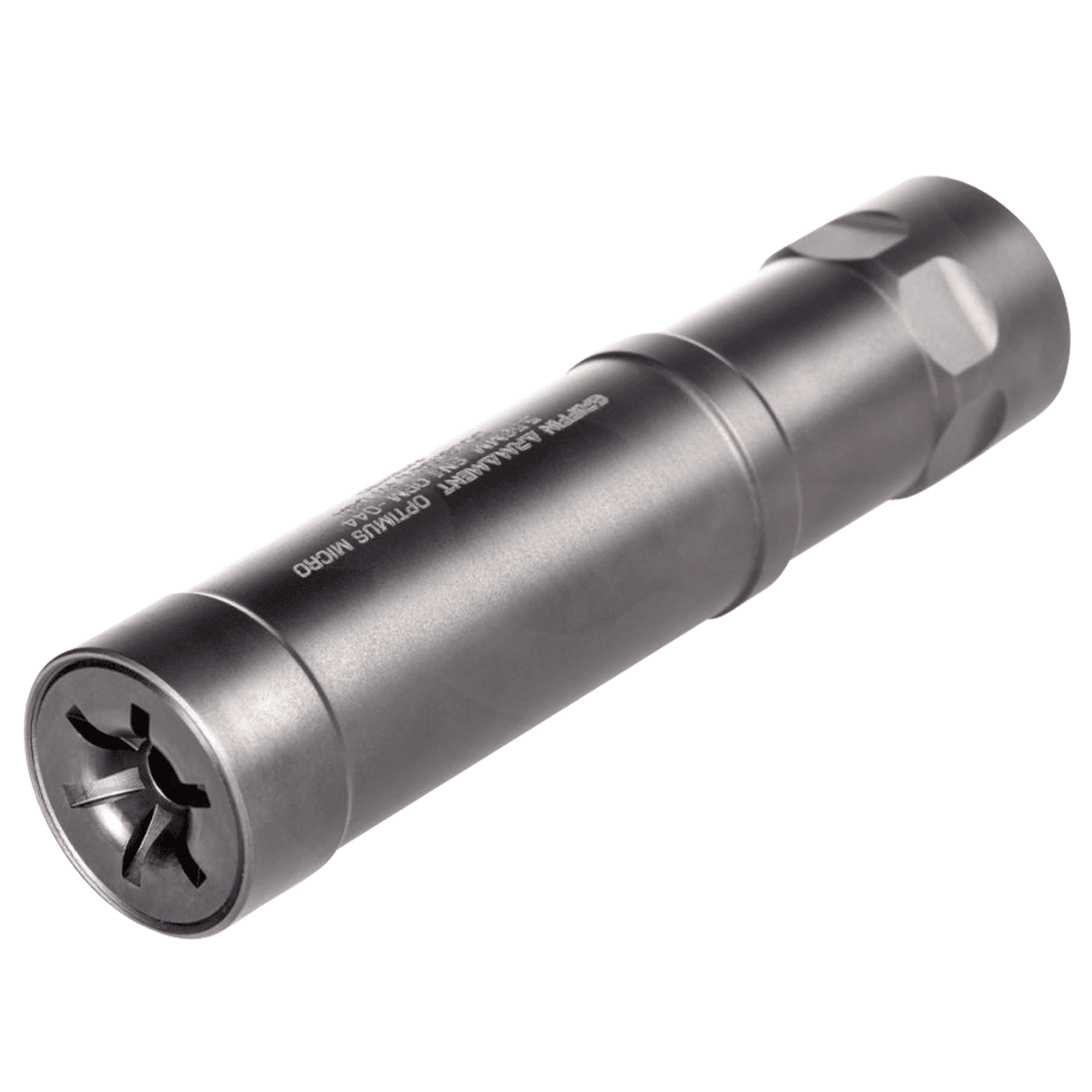 Griffin Armament GAOPM-W Optimus Micro 22 Cal (Rimfire) 1.10" 1/2"-28 tpi Suppressor Griffin Armament GAOPM-W Optimus Micro 22 Cal (Rimfire) 1.10" 1/2"-28 tpi Suppressor