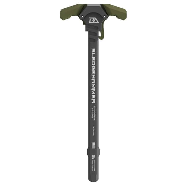 Breek Sledgehammer Charging Handle Mil Spec AR15/M16 Rifles OD Green Aluminum BRK6015RGREEN Breek Sledgehammer Charging Handle Mil Spec AR15/M16 Rifles OD Green Aluminum BRK6015RGREEN
