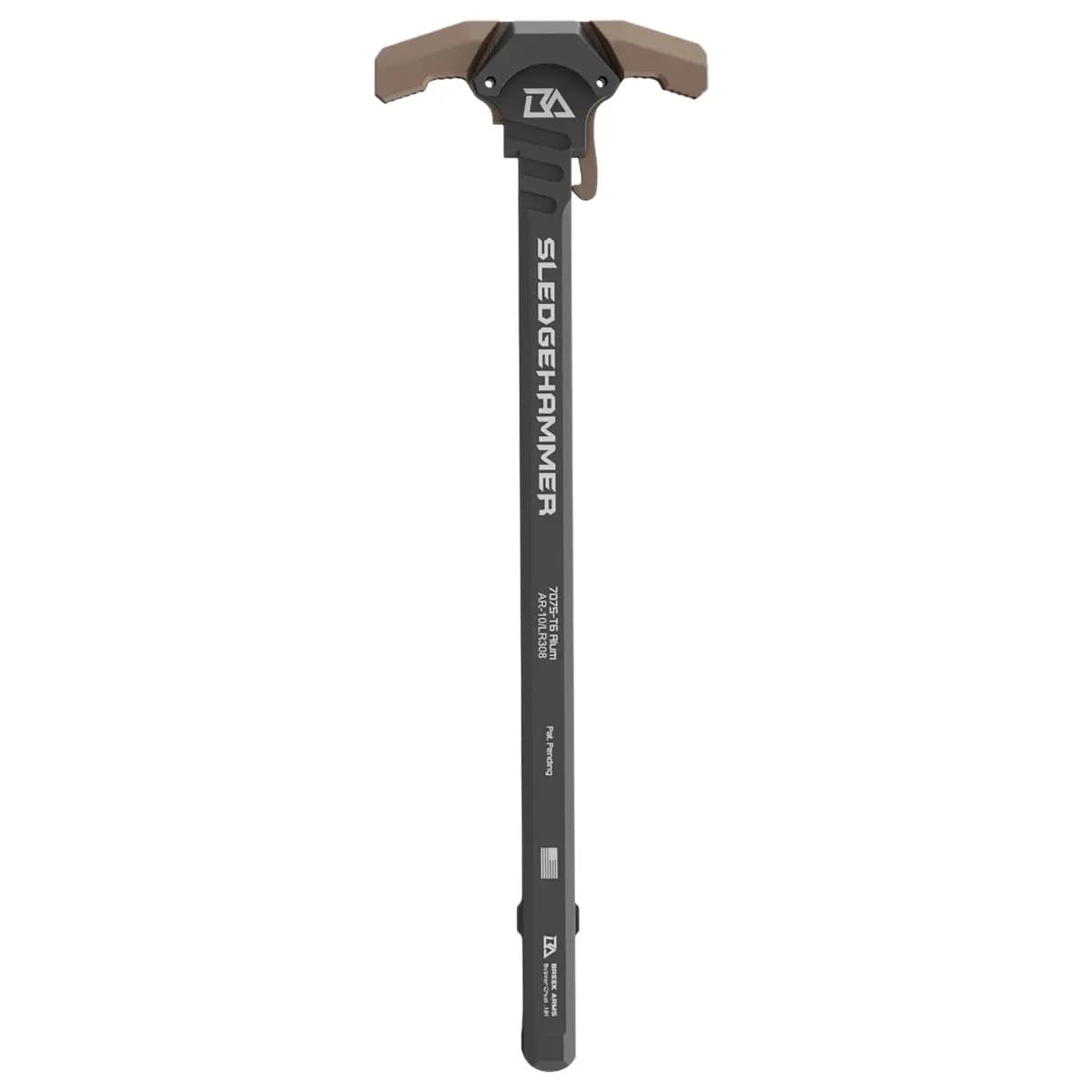 Breek Sledgehammer Charging Handle AR-10/LR-308 FDE Aluminum BRK6010FDE Breek Sledgehammer Charging Handle AR-10/LR-308 FDE Aluminum BRK6010FDE